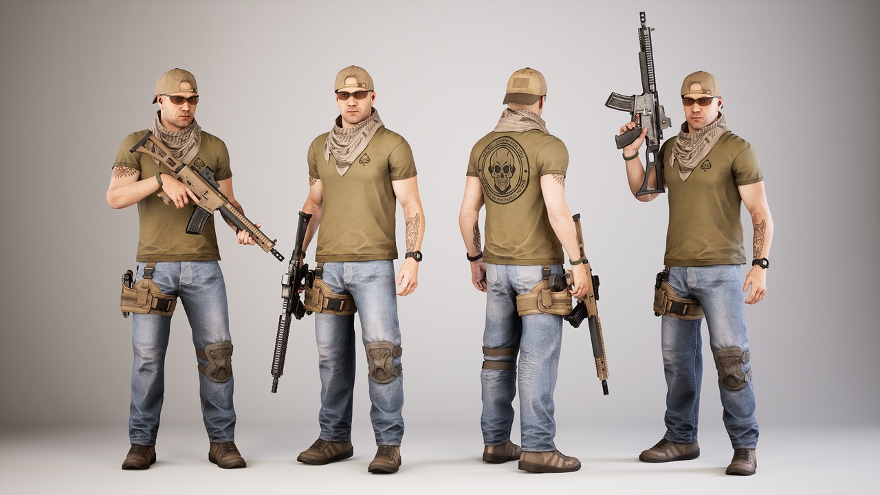 Media 1 for listing Casual Military Soldier 06
