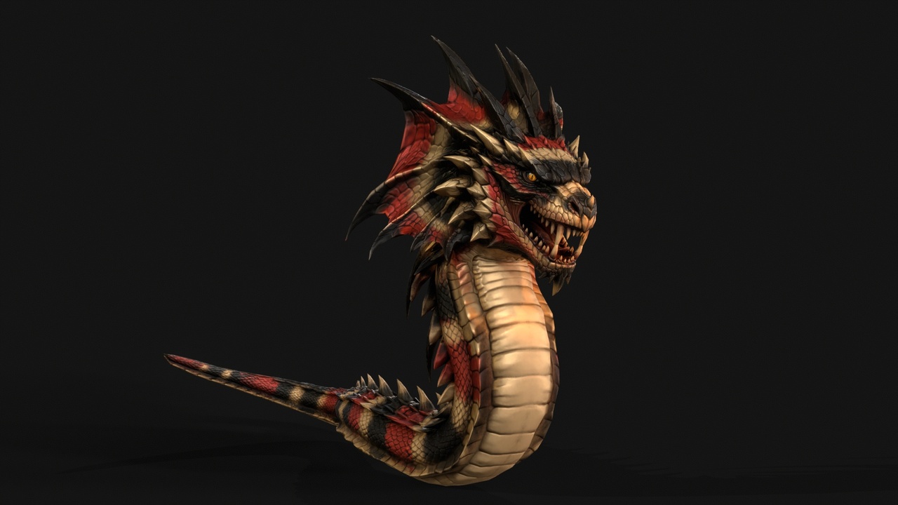 Media 1 for listing Basilisk Snake2 Character