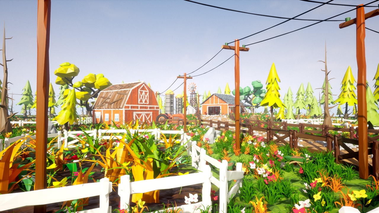 Low Poly Barn 제품 등록을 위한 미디어 1개