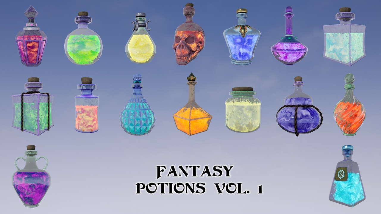 Media 1 for listing Fantasy Bottles Volume 1