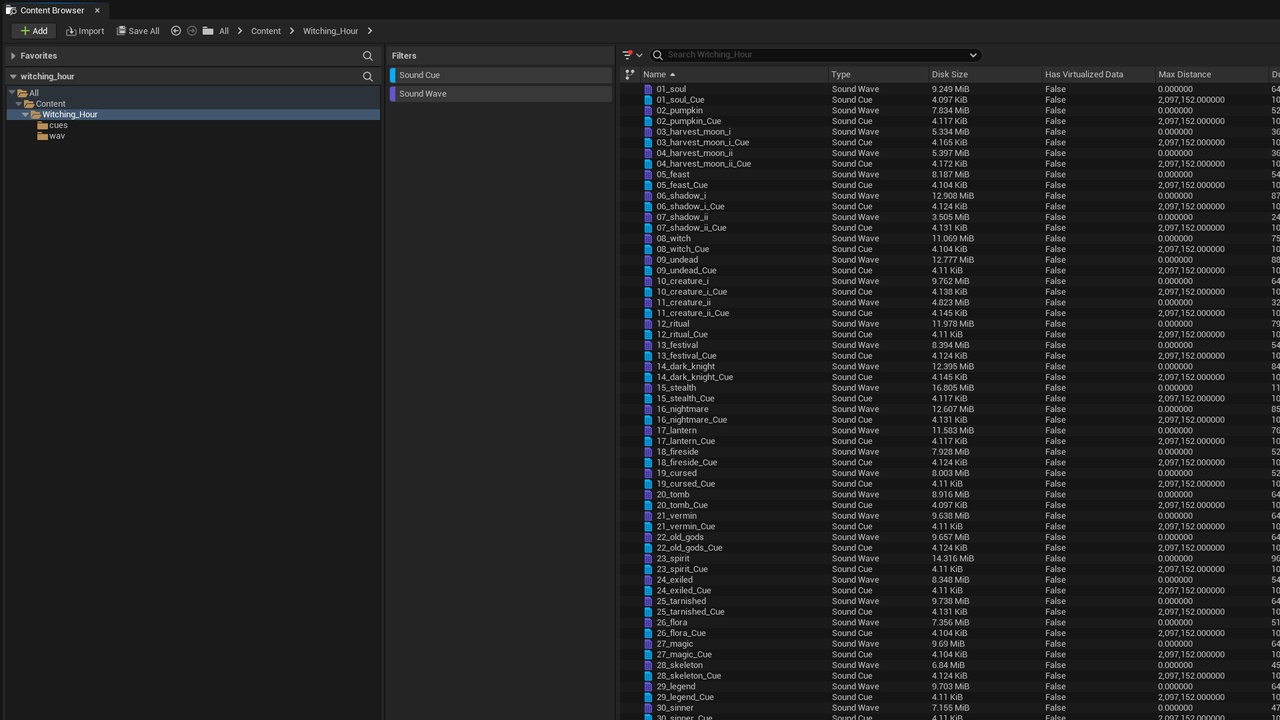 File multimediali per l'articolo Witching Hour: 1