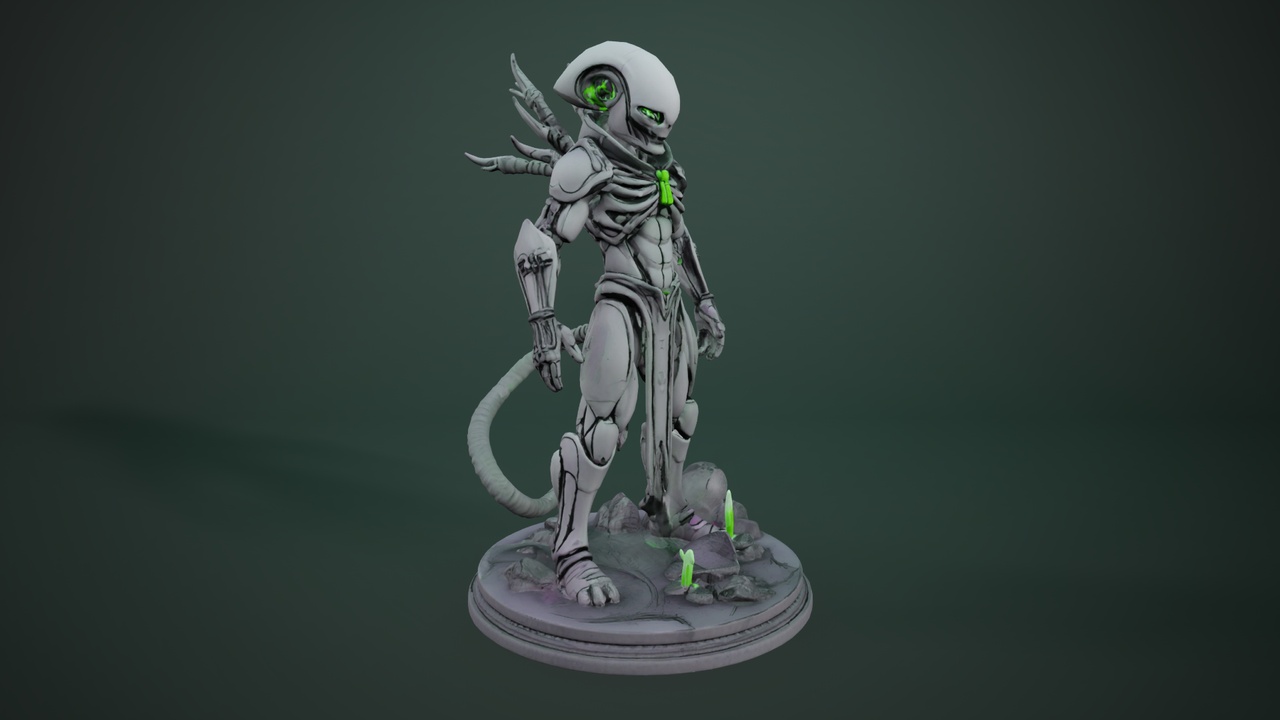 Media 1 for listing Alien Statue