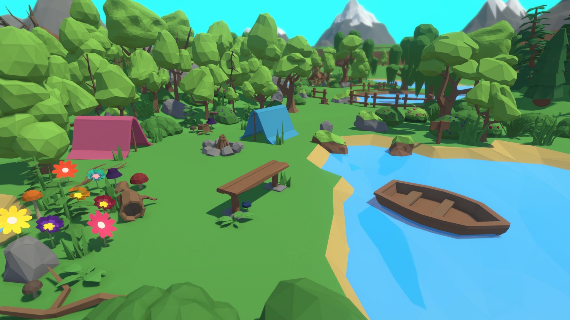 Media 1 for listing Low Poly Nature Asset Pack