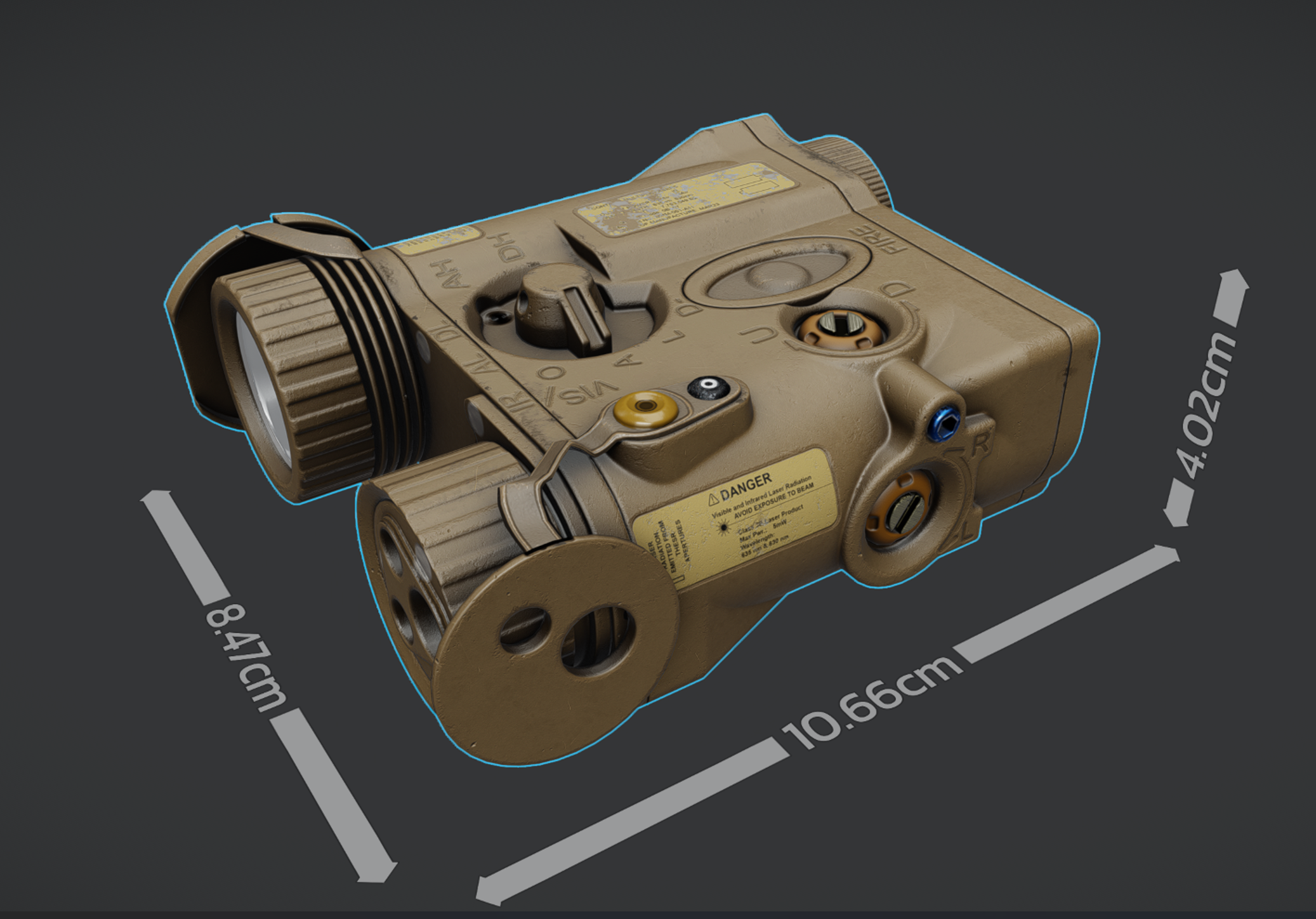 AN/PEQ-16 Tactical Laser and Illuminator | Fab
