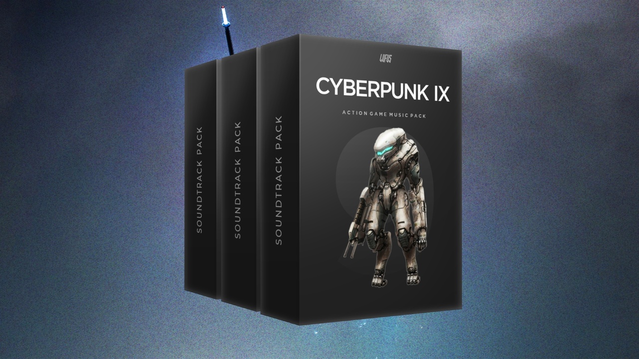 Cyberpunk Music Bundle Vol. 3 - Aggressive, Electronic, Midtempo, Hybrid 제품 등록을 위한 미디어 1개