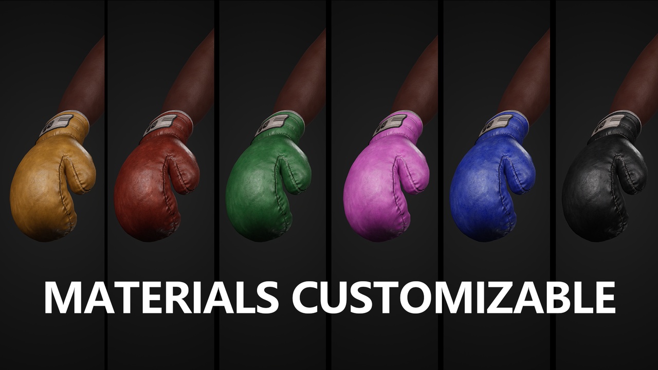Media 1 for listing Boxer - Boxing Gloves - Metahuman outfit