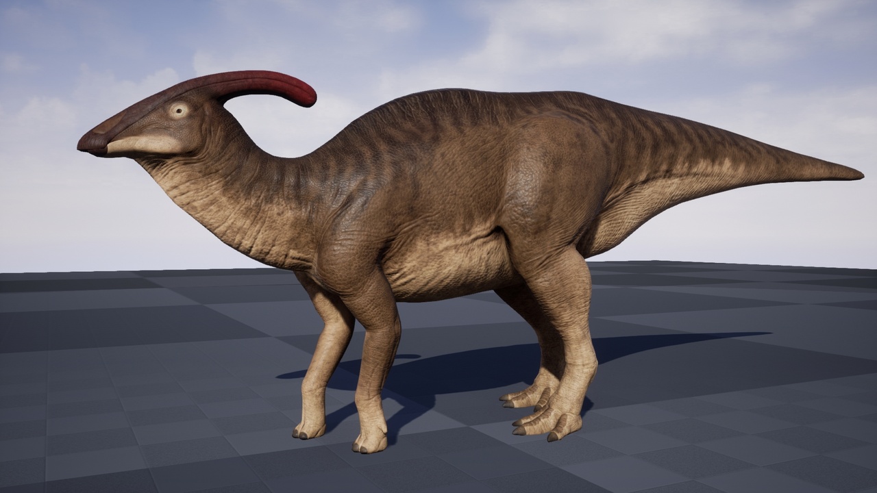 Media 1 for listing Parasaurolophus dinosaur