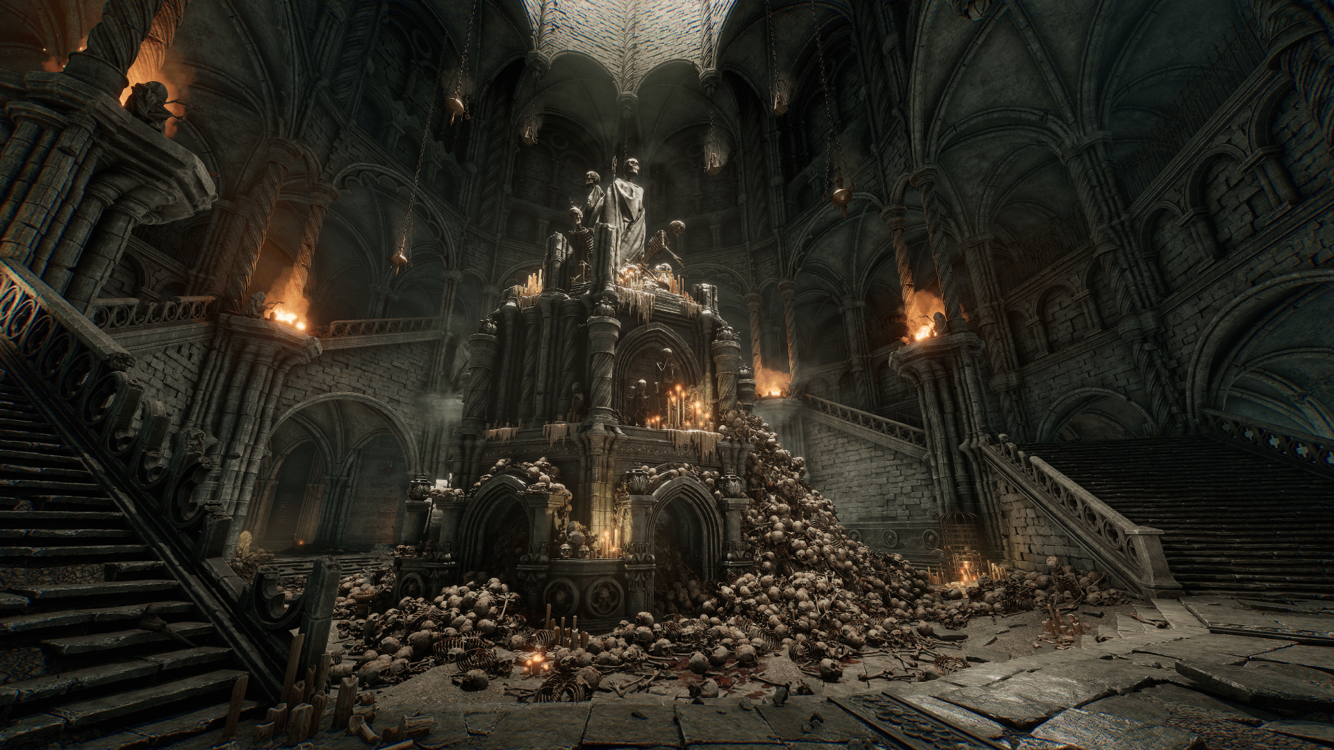 Ancient Crypt Environment (Catacomb, Medieval Dungeon, Modular Environment 3D)
