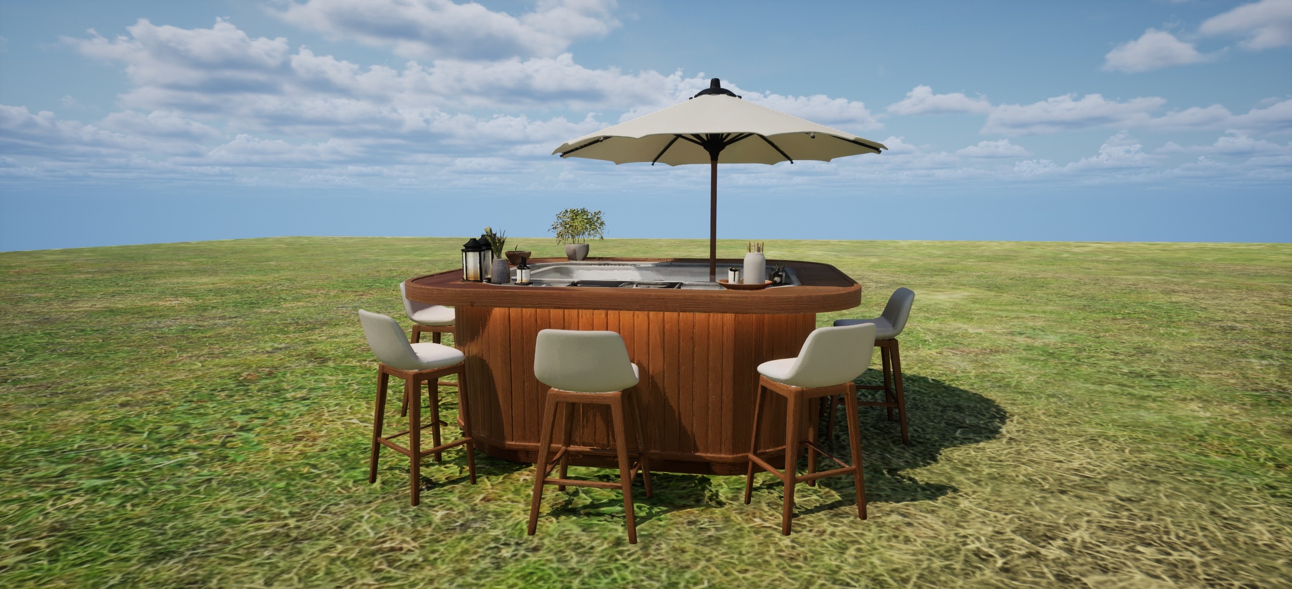 Media 1 for listing Outdoor Furniture - Garden Setup - Prop