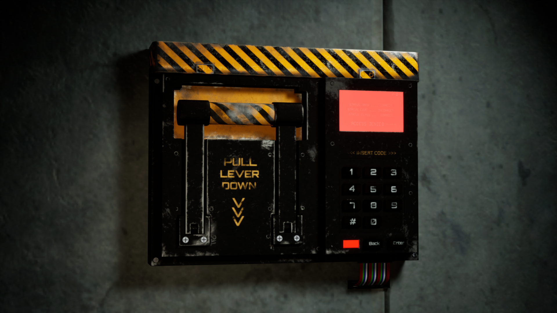 Access Security Panel – Interactive Door Mechanism | Fab