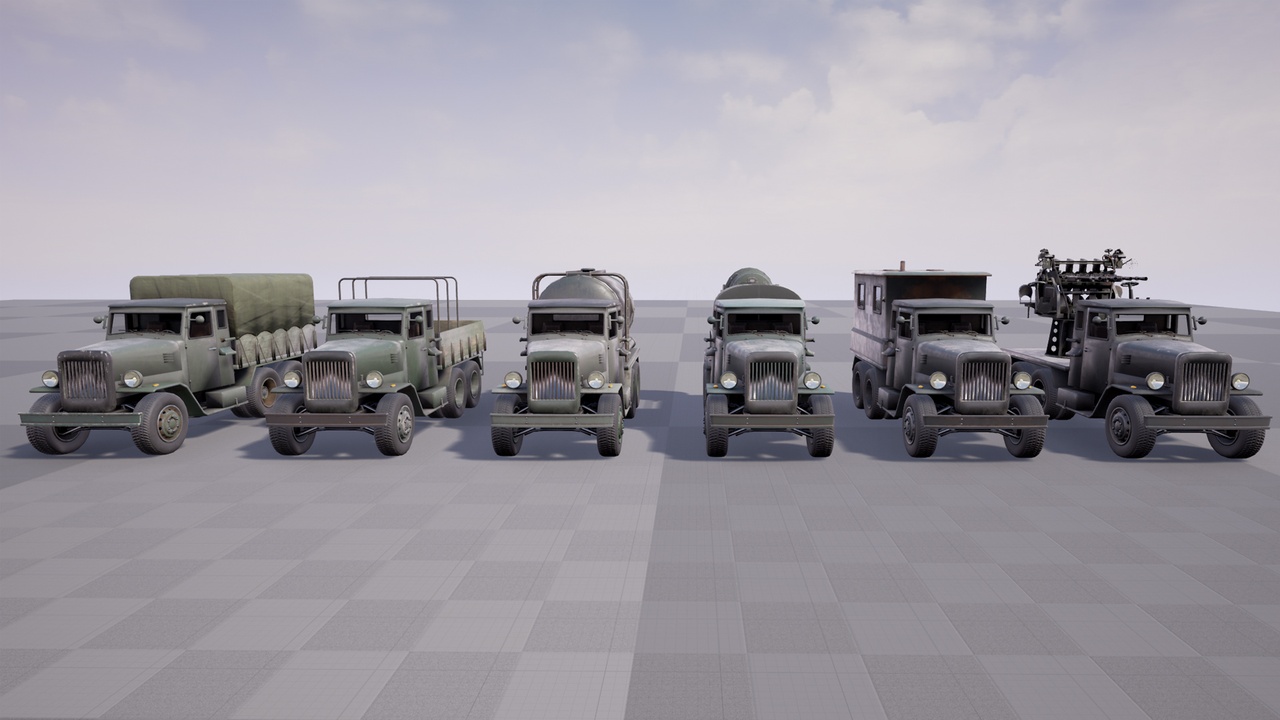 Media 1 for listing Old Military Trucks