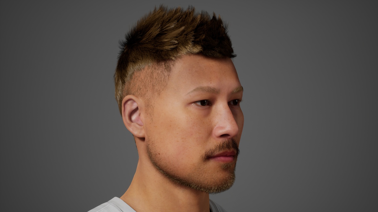 Media 1 for listing MetaHair 16 - Groom hair for Metahuman