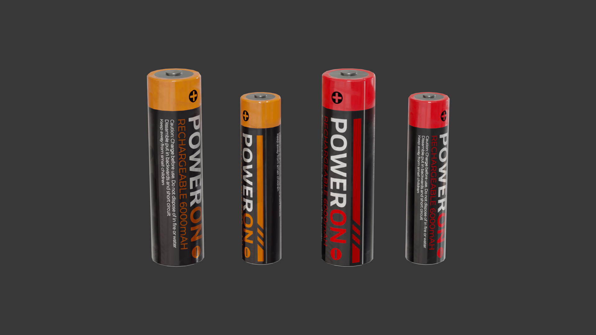 Alkaline Batteries - Game Ready (216 Tris) | Fab