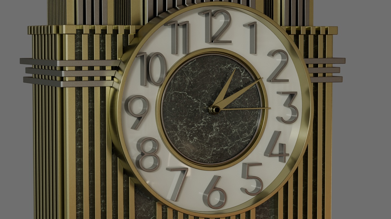 Media 1 for listing Art Deco Table Clock