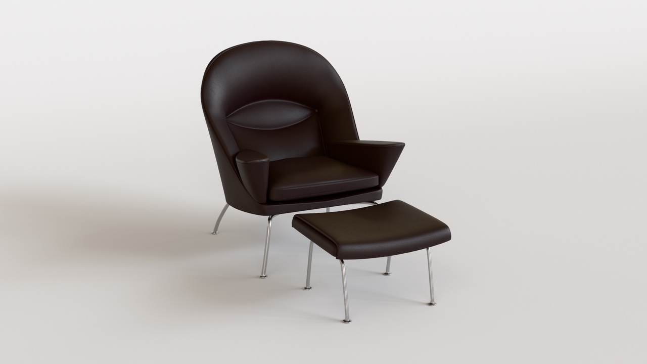 Media 1 for listing Oculus Chair and Ottoman