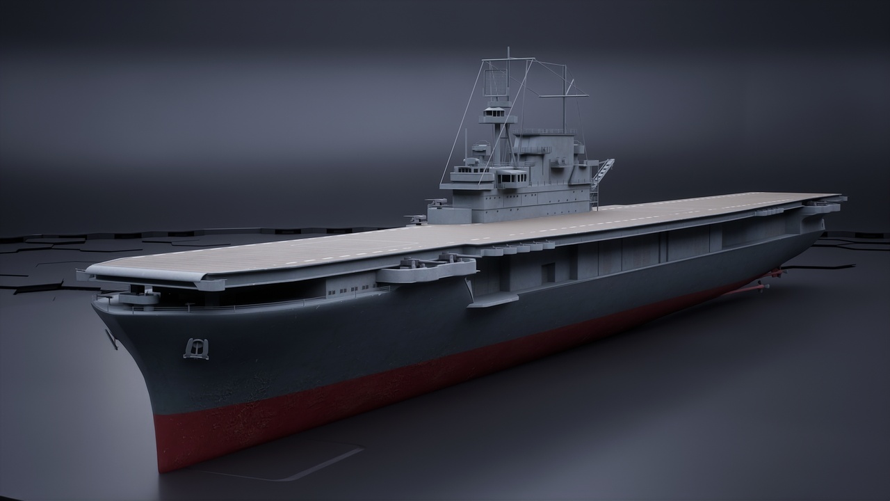 Media 1 for listing Aircraft Carrier - USS Yorktown CV-5