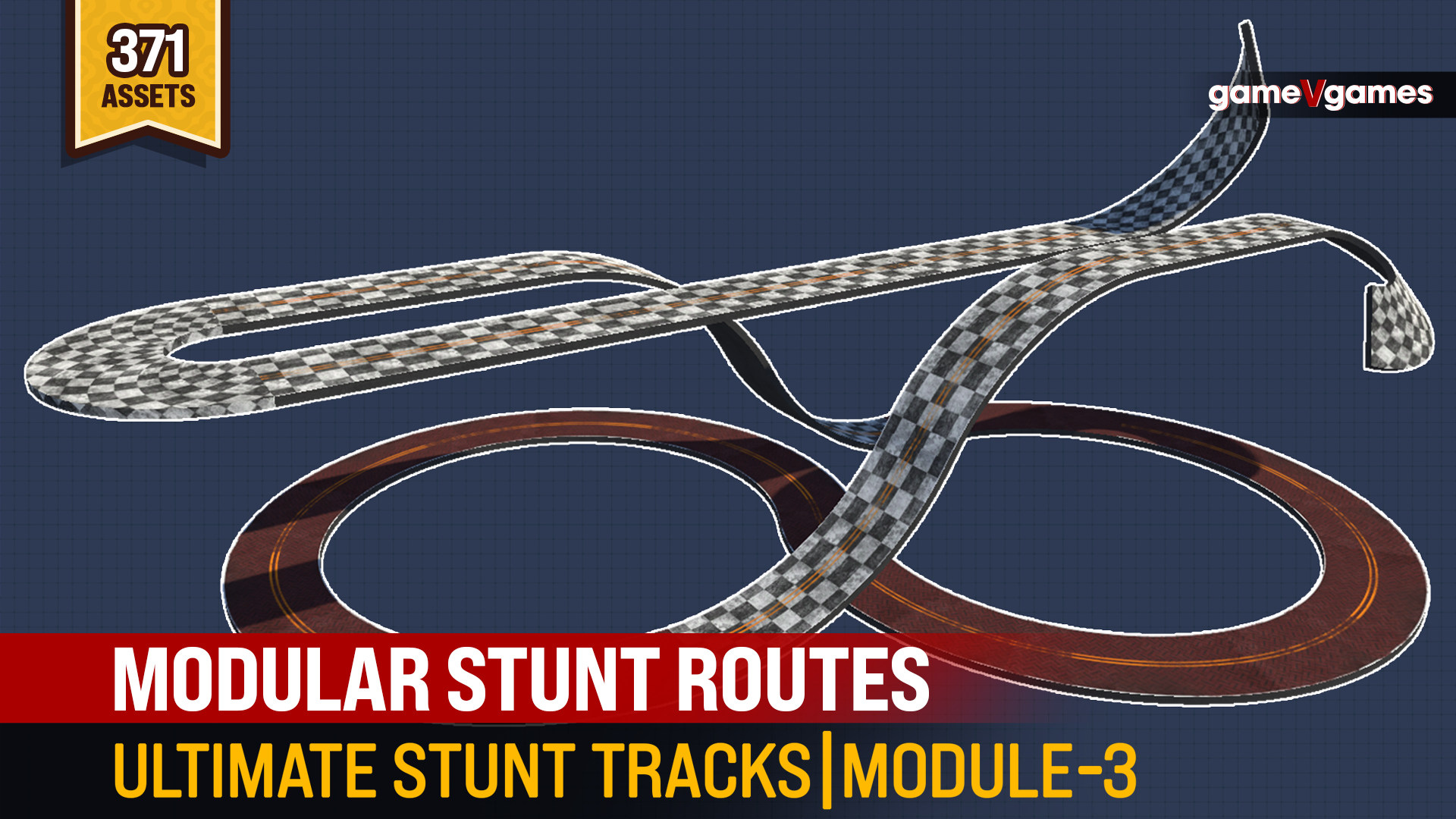 Modular Stunt Routes | Ultimate Stunt Tracks [Module-3] | Fab