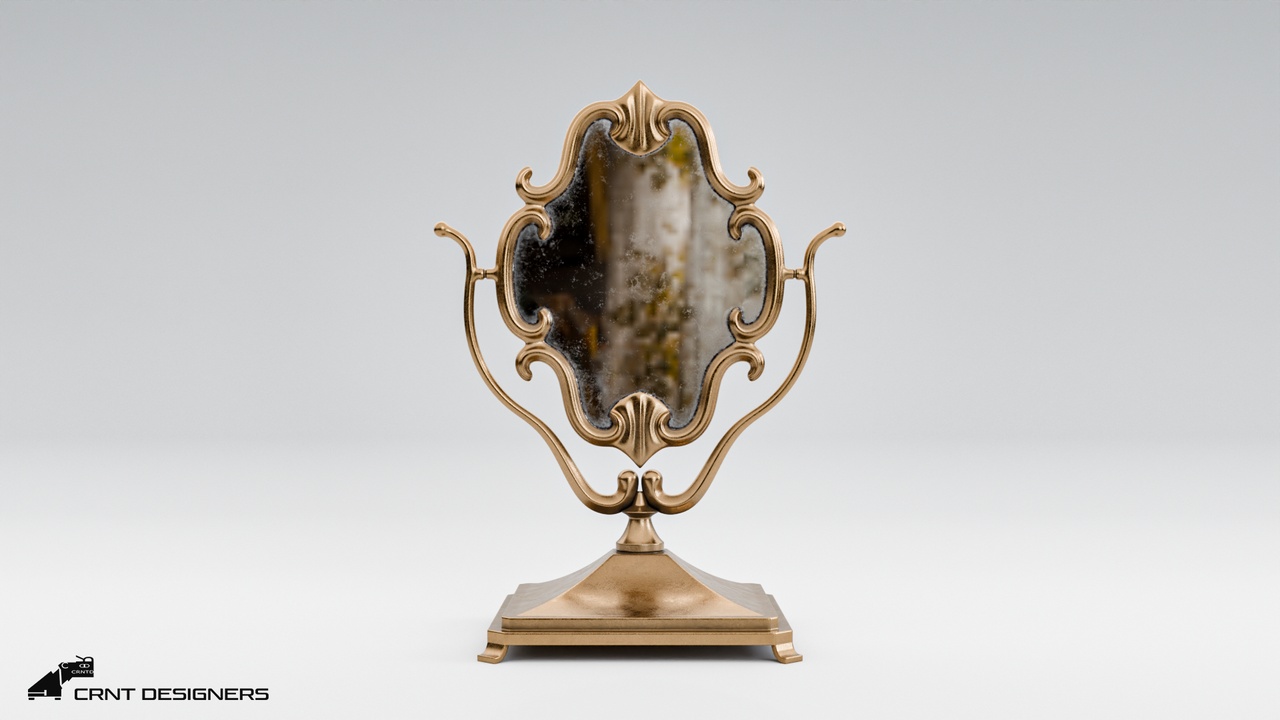 Media 1 for listing Vintage Vanity Mirror 3D model