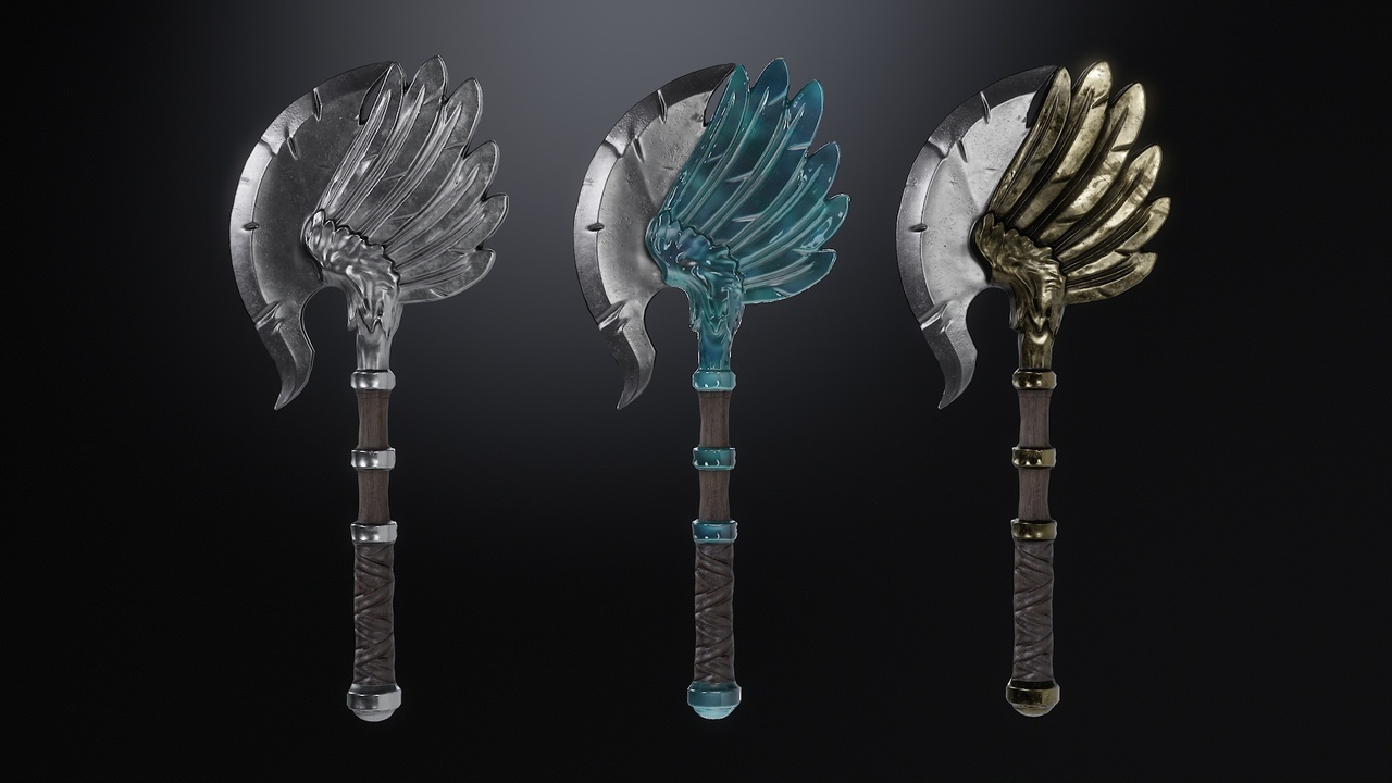 Medium 1 für Eintrag Wingcleaver Battle axe | Divine Winged War-Axe