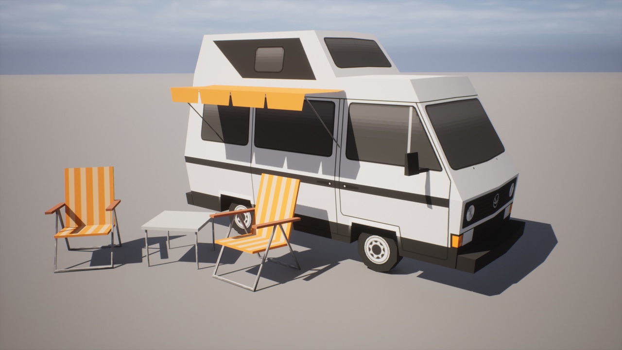 Media 1 for listing Stylized Campervan (Driveable)