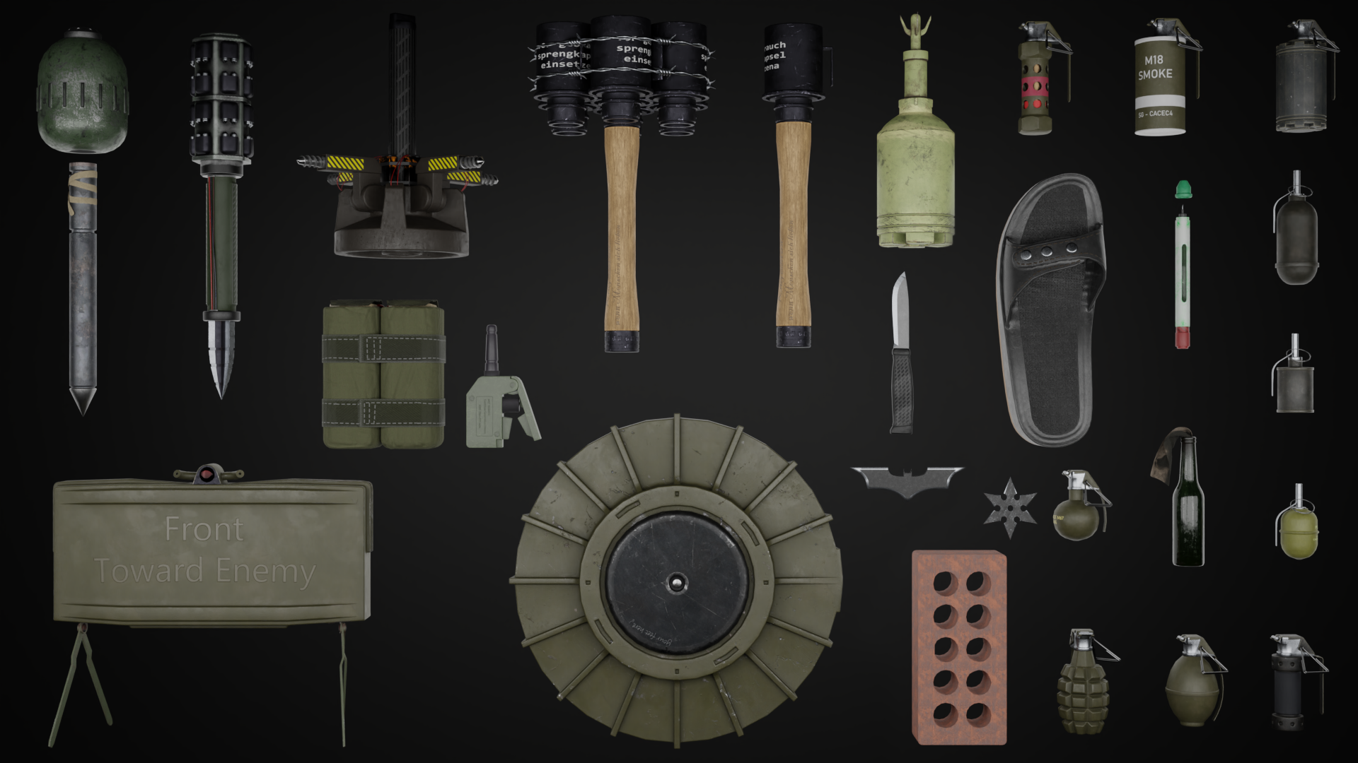 Game Ready Grenade Pack | Fab