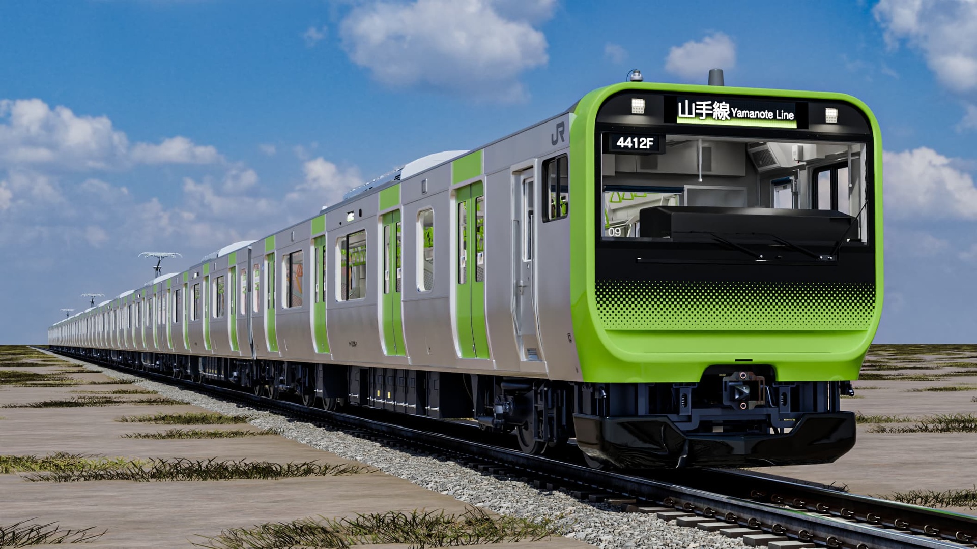 Media 1 for listing Rigged Train Japanese Yamanote E235 Series
