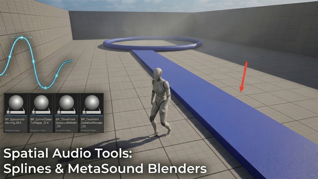 Spatial Audio Tools: Splines & Metasound Blenders | Fab