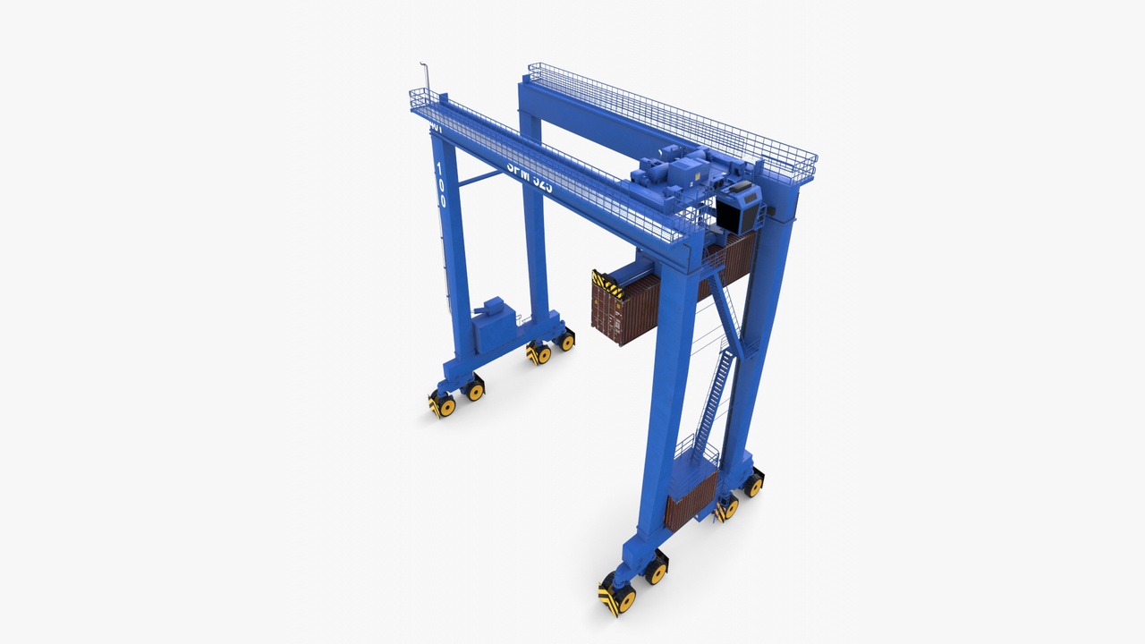 Media 1 for listing Rubber Tired Gantry Crane V1