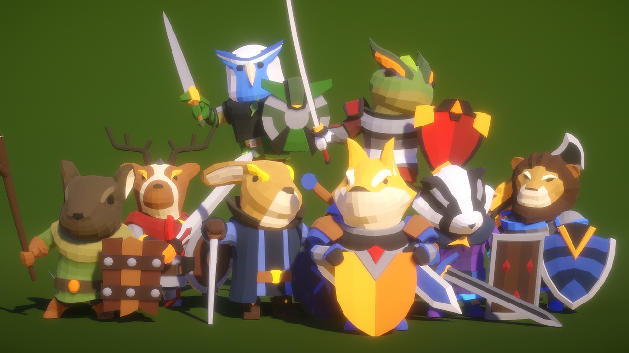 Media 1 for listing Knight of Animal : Modular Polyart