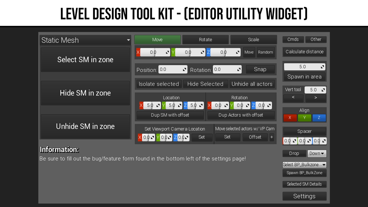 Media 1 for listing Advanced Level Design Tool Kit