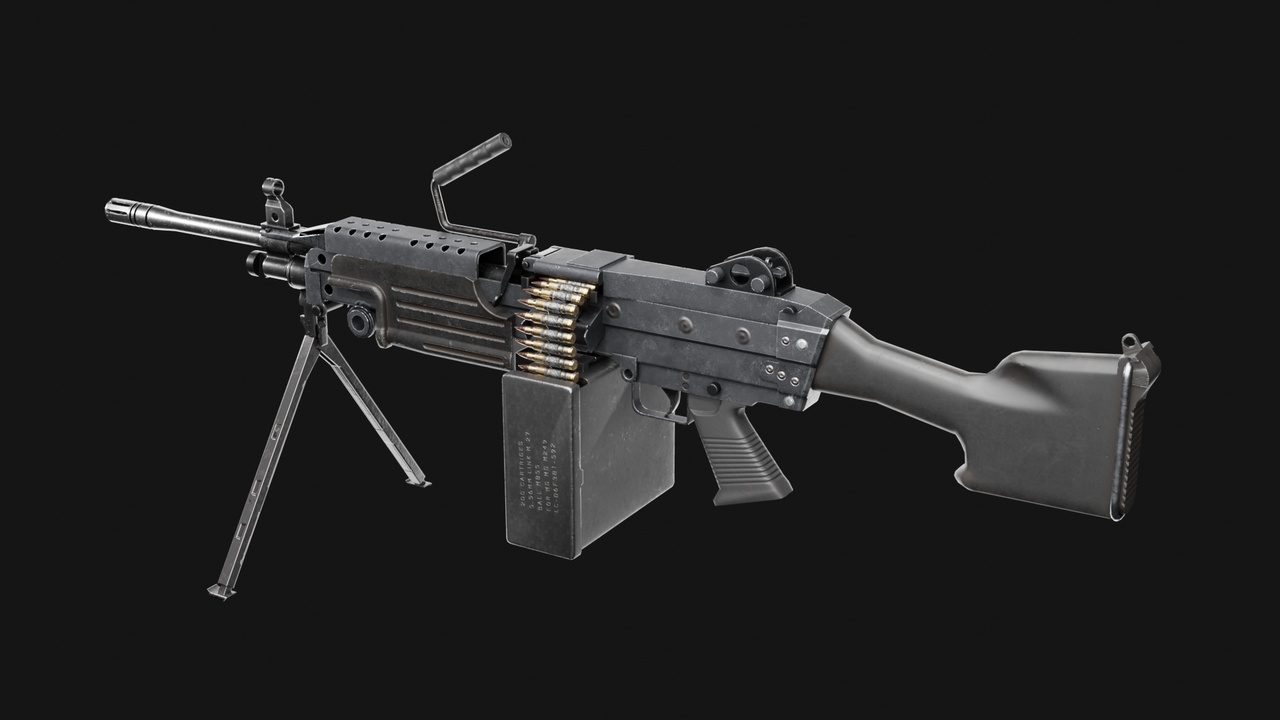 Media 1 for listing M249 SAW Machine gun