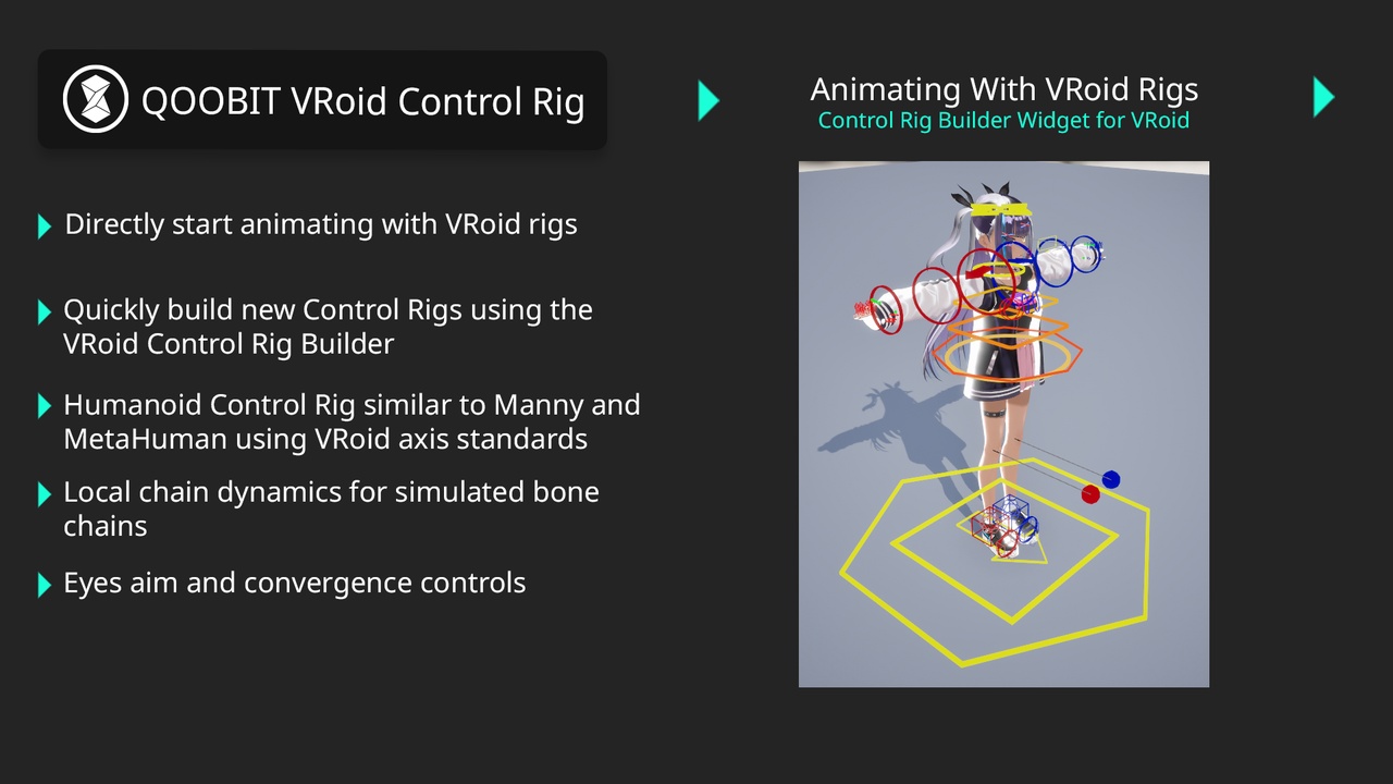 Media 1 for listing QOOBIT VRoid Control Rig