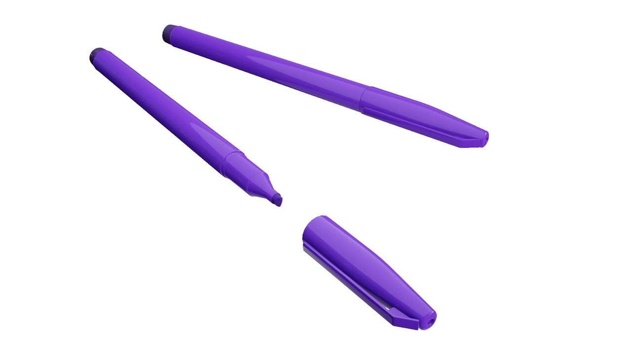 Media 1 for listing Pen Highlighter 3D Model