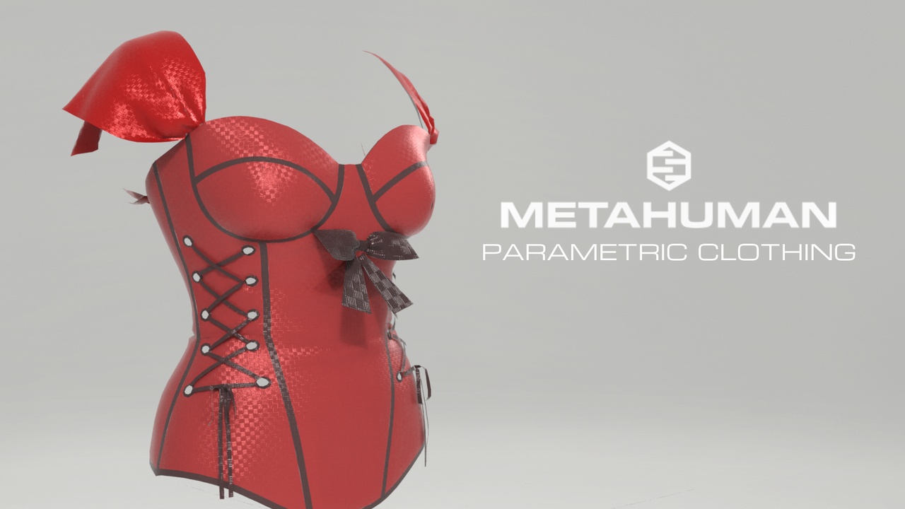 Media 1 for listing Premium Satin Lingerie #3| MetaHuman Wardrobe Asset