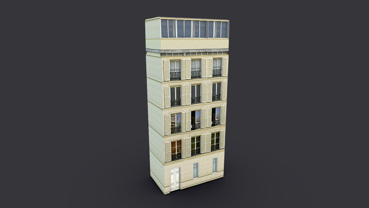 Six Story Apartment Building 제품 등록을 위한 미디어 1개