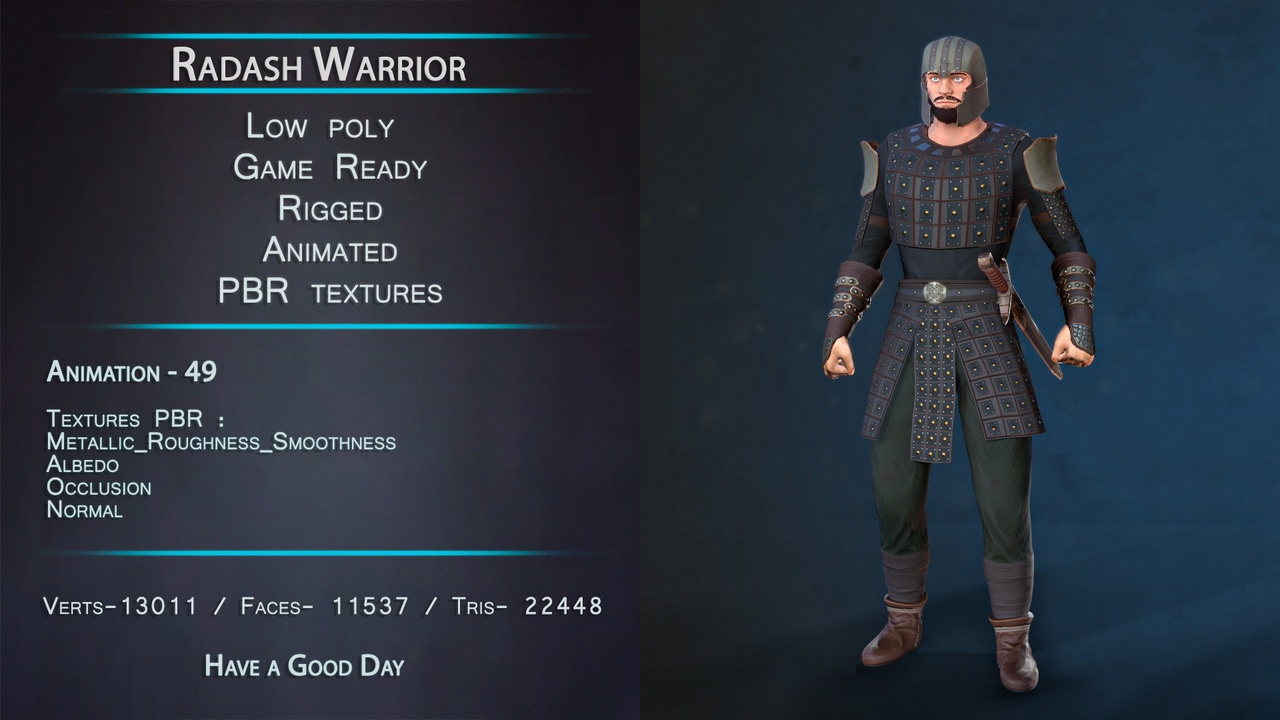 Media 1 for listing Radash Warrior