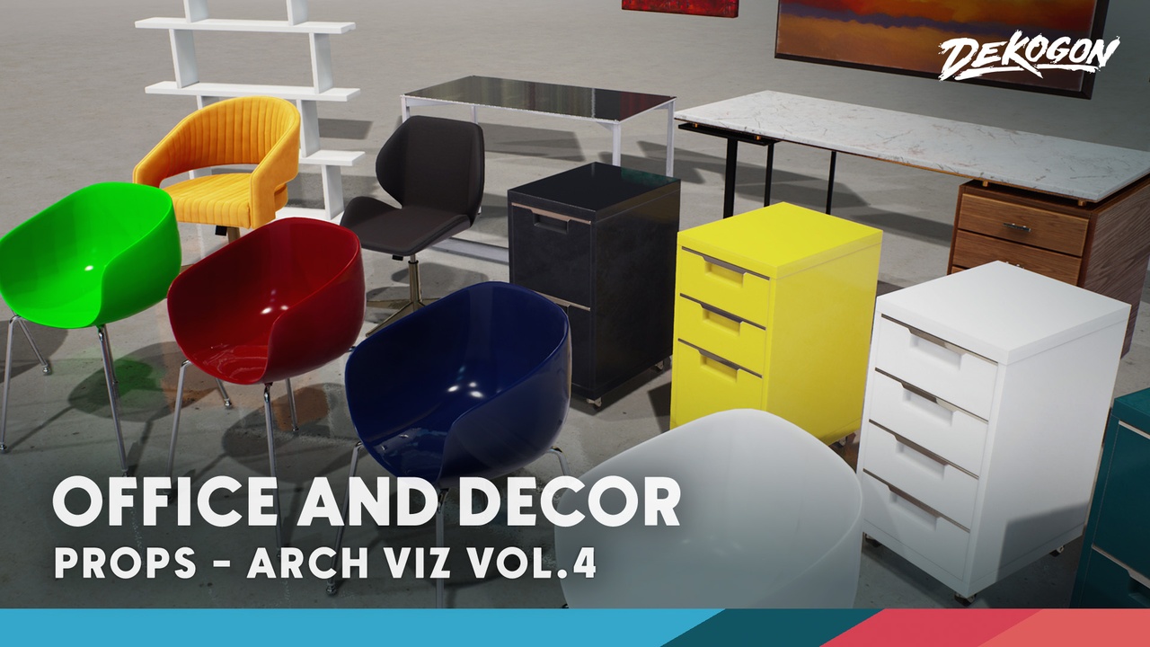 Media 1 for listing Arch Viz VOL.4 - Office and Decor