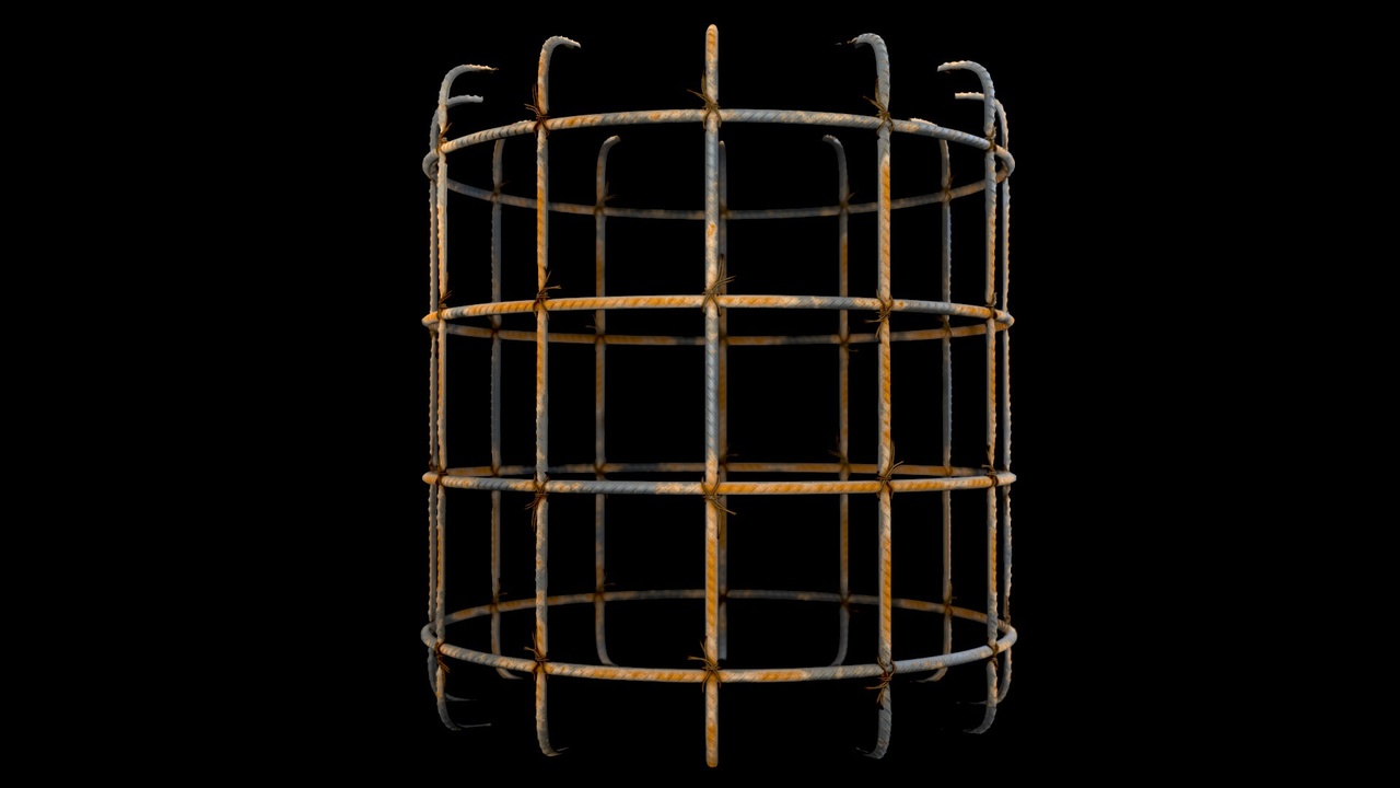 File multimediali per l'articolo Rebar Frame Substance Material and textures: 1