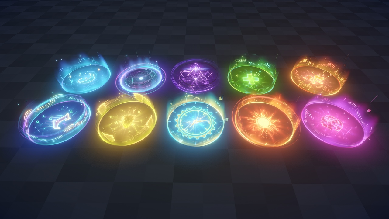 Unity VFX Loop Buff Skill Effect | Fab