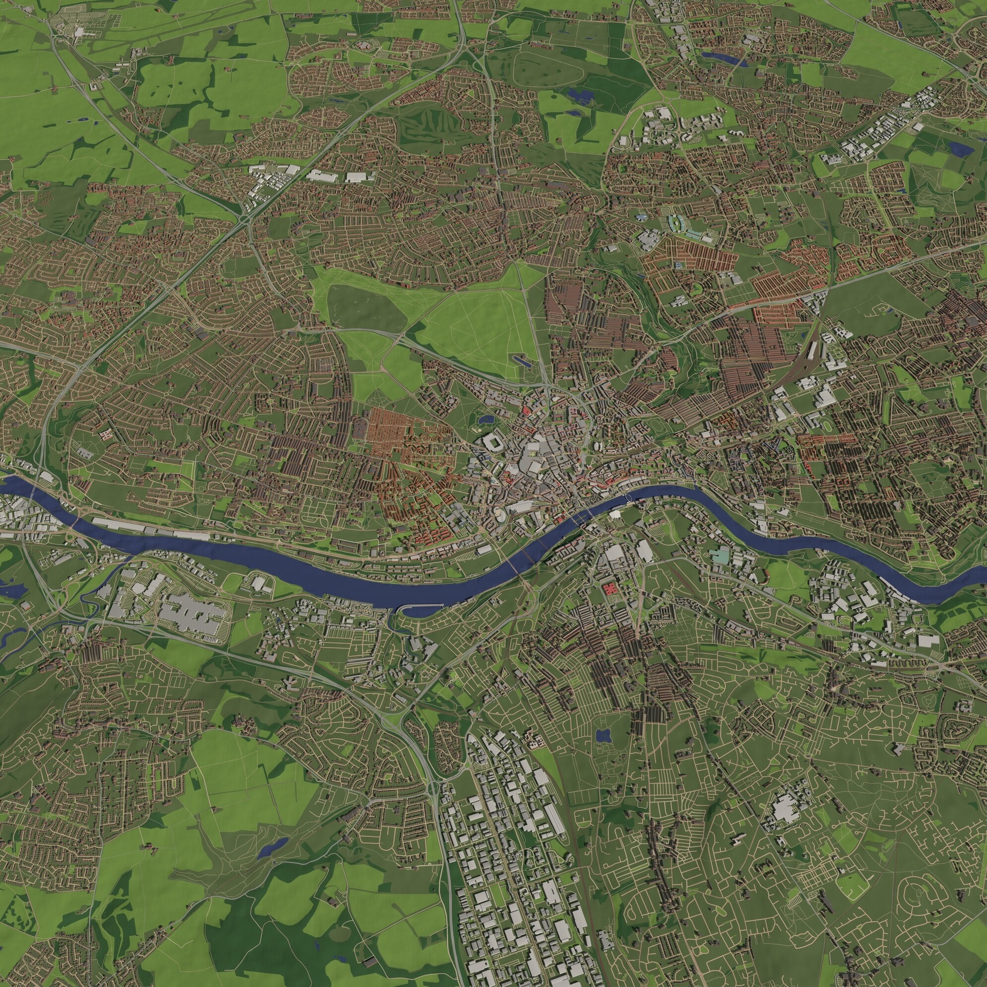 商品 Newcastle England - aerial scene 的媒体 1