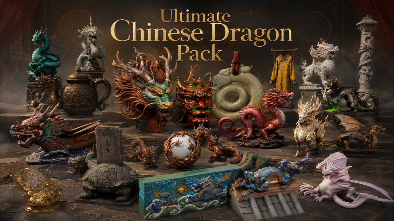 Media 1 for listing Ultimate Chinese Dragon Pack