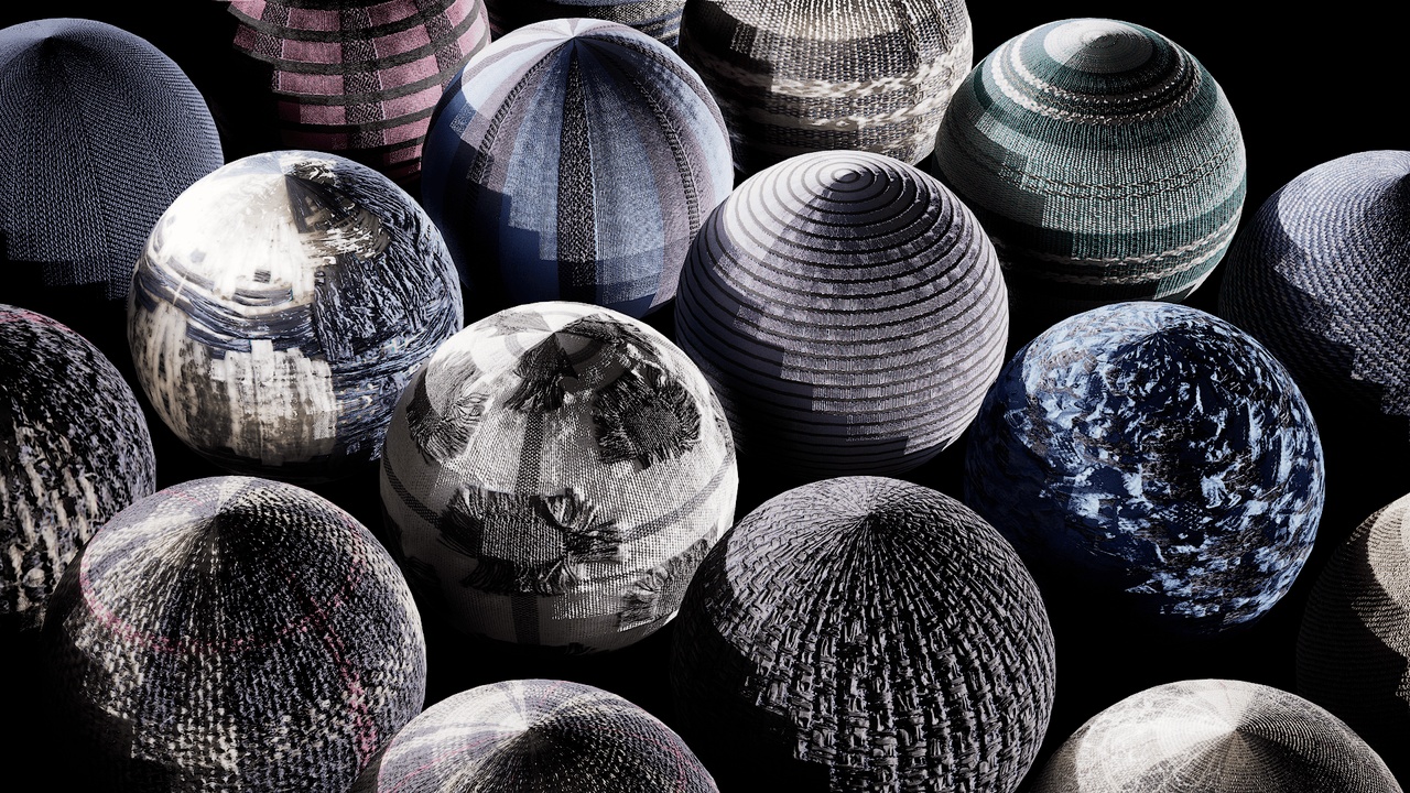 Media 1 for listing Photoscanned from real Japanese fabrics — drop-in 4K PBR materials Vol4