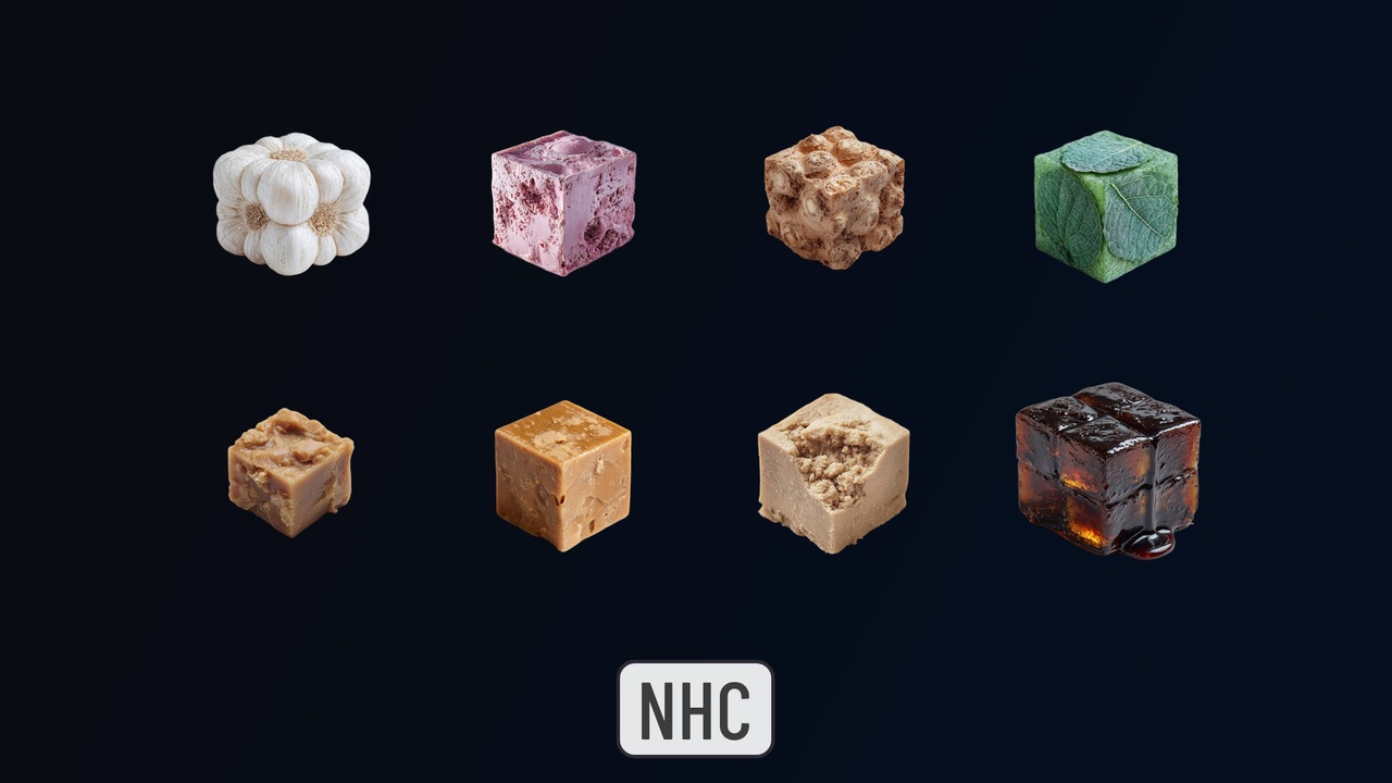NHC – 150 Blocky Cubic Food | Fab