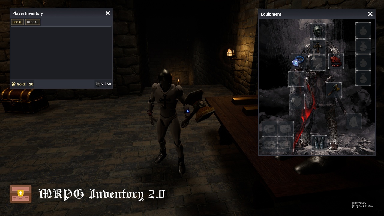 Media 1 for listing Multiplayer RPG Inventory System