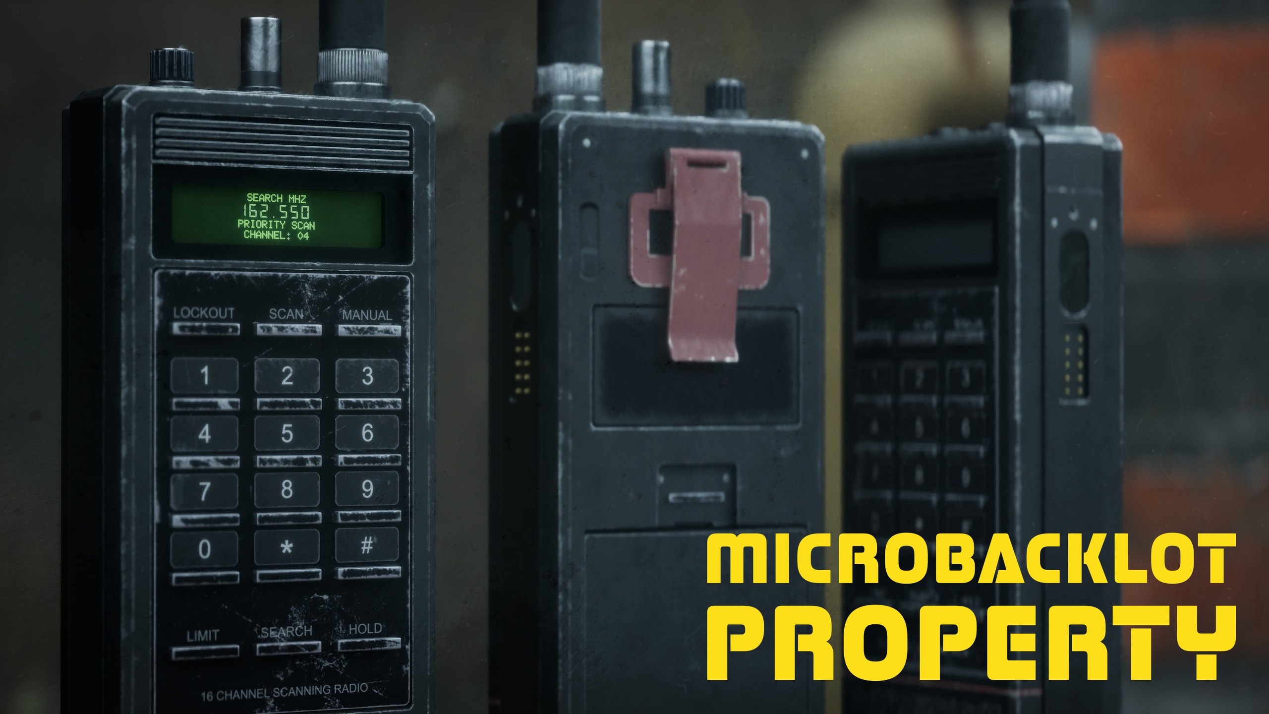 Media 1 for listing MICROBACKLOT | PROPERTY // Worn Vintage Police Handheld Radio / Walkie Talkie