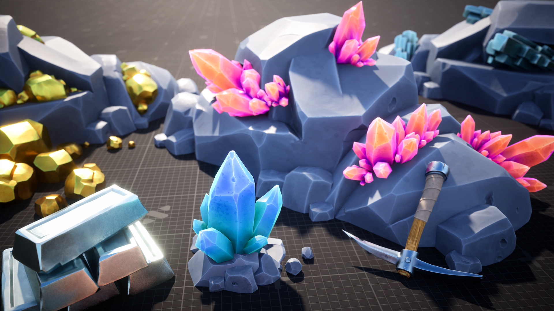 Crystals and Ores | Fab