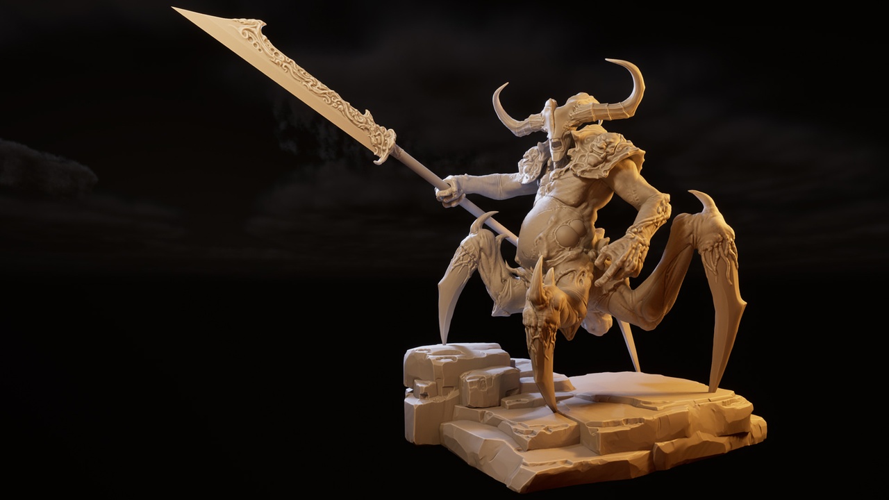 Media 1 for listing Demon guardian printable