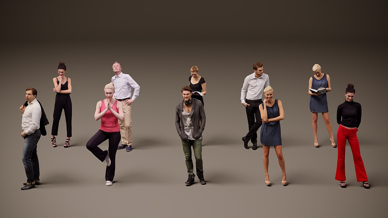 Media 1 for listing Collection of people x 10 07