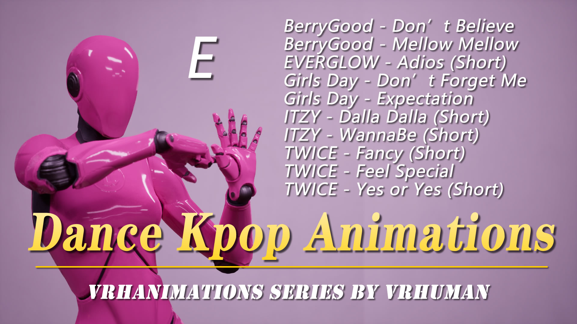 Dance Kpop Girl Idol Group E10 Animation - VRHA | Fab