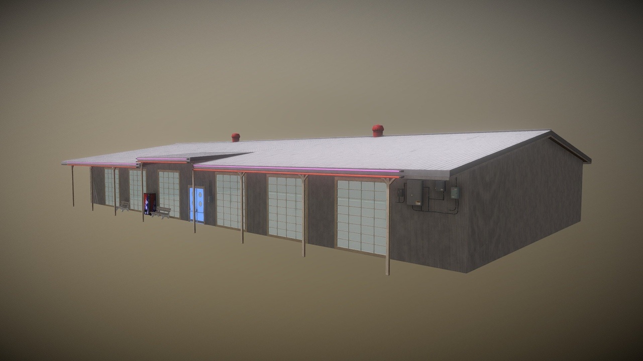 Media 1 for listing Warehouse Interior & Exterior | Detailed 3D
